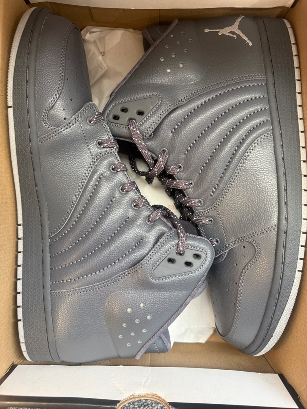 Nike Gray High-Top Sneakers